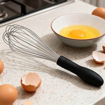 Corrosion Resistance 304 Stainless Steel 7 Wire Egg Beater Non Toxic