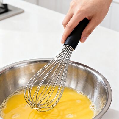 Corrosion Resistance 304 Stainless Steel 7 Wire Egg Beater Non Toxic